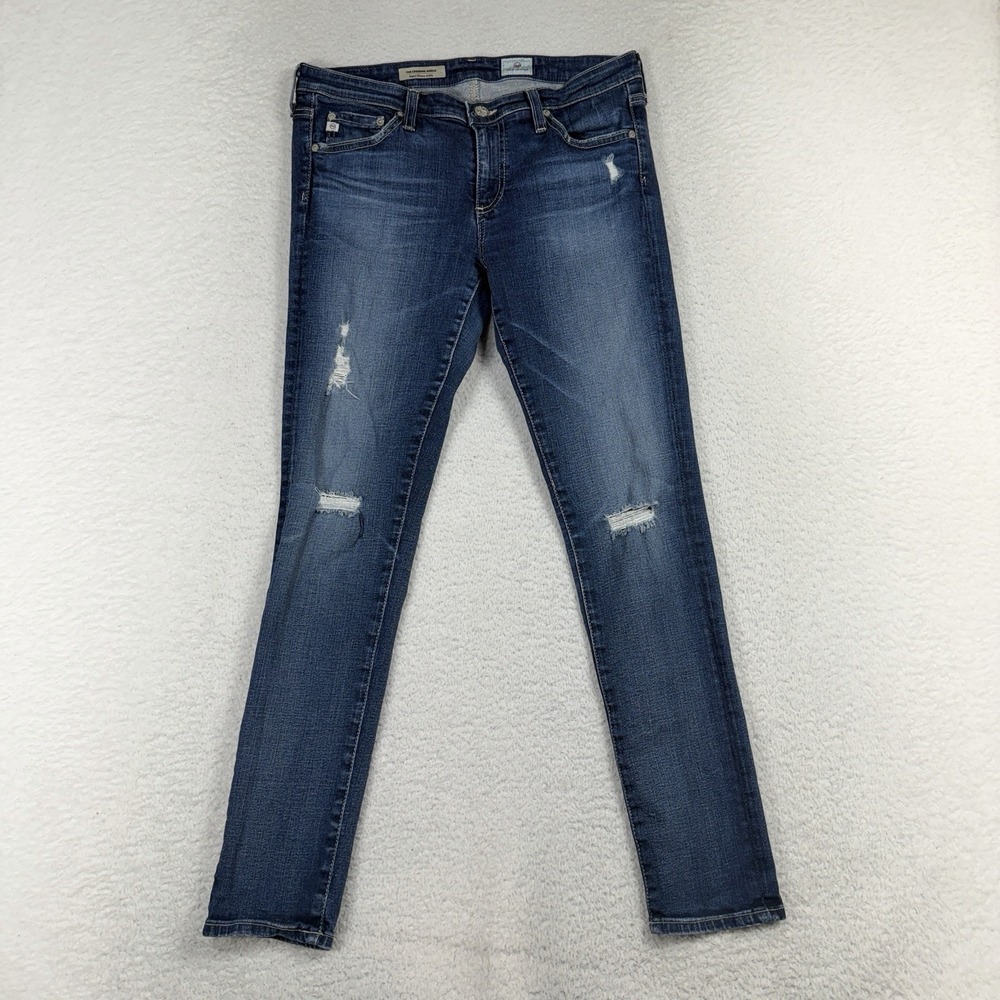 AG Adriano Goldschmied The Legging Ankle Super Skinny Jeans Blue 29R (30x27) USA